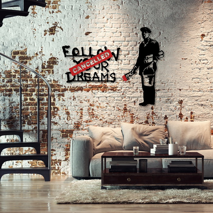 Wallity Banksy Metal 06 Wallity Banksy Metal 06